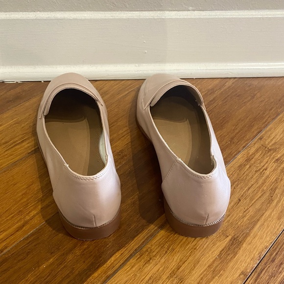 Light Pink Loafers - loafer flat shoes in blush - Picture 3 of 4